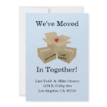 We've Moved In Together Announcement