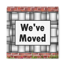We've Moved magnets by JustParties We've Moved magnets