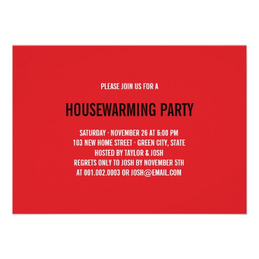 We've Moved Moving Announcement Housewarming Party