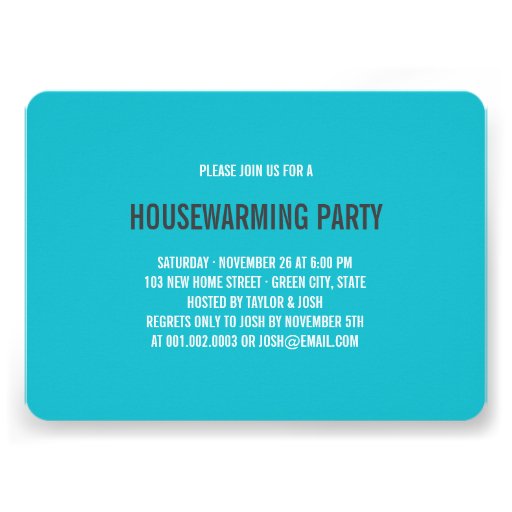 We've Moved Moving Announcement Housewarming Party