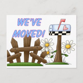 Moving Postcards on Moving Announcement Postcard From Zazzle Com