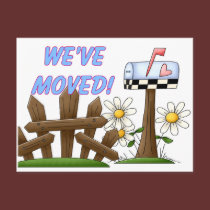 We've Moved Moving Notice postcards