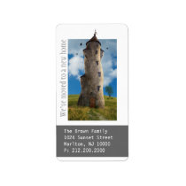 we have a new address, we have moved, new house, new home, hausewarming, moving house, moving, house warming party, house, relocating, moving notice, dreams, fairytales, fairy house, cool, we moved, state, new address, change of address, home, template, houk, unique, Label with custom graphic design