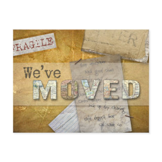 We've Moved - personalized postcard