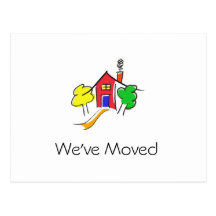 We've Moved Post Card