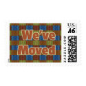 We've Moved postage