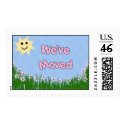 We've Moved postage