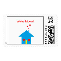 "We've Moved" Postage