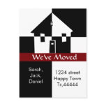 we've moved postcard postcards