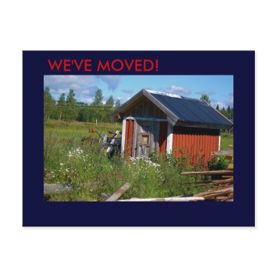 We've Moved Postcard by pulsDesign
