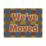 We've Moved postcards