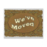 we've moved postcards