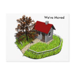 we've moved postcard