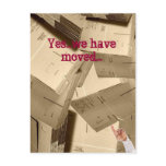 We've Moved Post Card