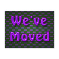 We've Moved Postcard