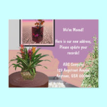 We've Moved! postcards
