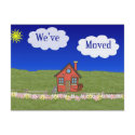 We've Moved Postcard