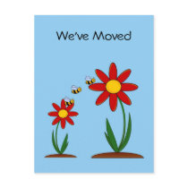 We've Moved Postcard