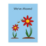 We've Moved Postcard