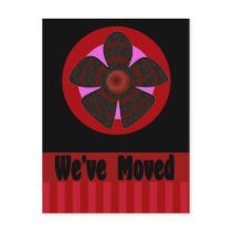 We've Moved postcards
