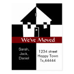we've moved postcard postcards
