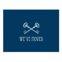 We've Moved Postcard
