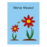 We've Moved Postcard