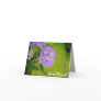 We've Moved! Purple Flowers Card