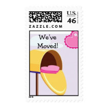 We've Moved Stamp