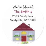 We've Moved Sticker