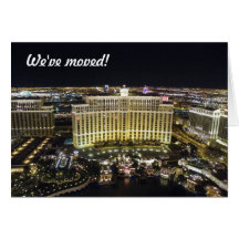We've moved - to Las Vegas Card