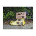 We'veMoved postcards