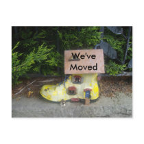 We'veMoved postcards