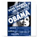 WFP - Vote Change LIke You Mean It - Shultz posters