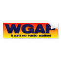WGAF (Who Gives a F**K) bumper stickers