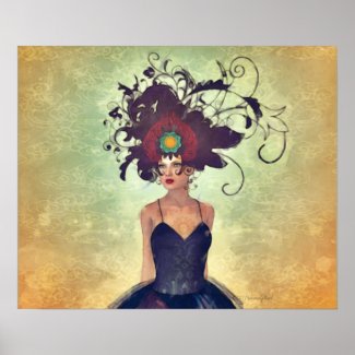 WH 002 Gothic Art Poster