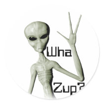 Wha Zup? Round Sticker