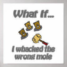 whack a mole print