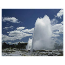Whakarewarewa, Pohutu geyser, Rotorua, New Zealand Flyers