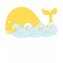 Whale and Waves t-shirts by trennea Whale and Waves t-shirts