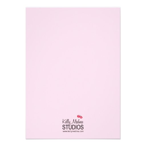 Whale Baby and Mommy Pink Invitation