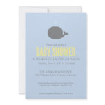 Whale Baby Shower Invitation