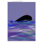 Whale Birthday Greeting Card