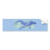 Whale Bumper Sticker bumper stickers