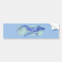 Whale Bumper Sticker
