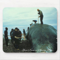 Whale Butchering mousepads