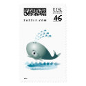 Whale Cartoon postage