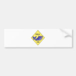 WHALE CROSSING BUMPER STICKER