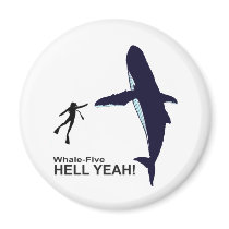 Whale-Five. Fridge Magnets