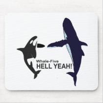 Whale-Five. Mouse Pads
